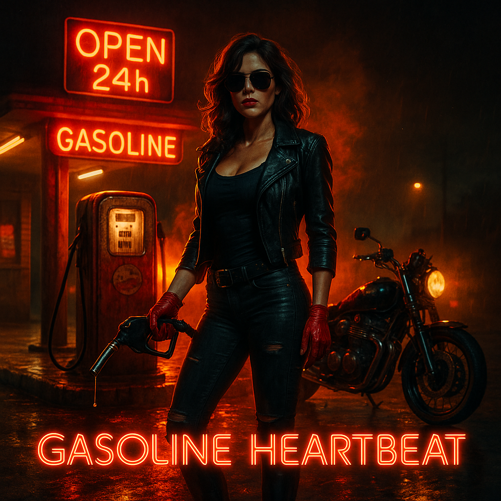 Dark Lace Drive – Gasoline Heartbeat cover art